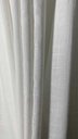 Ver imagem 2 de Cortina no Tecido Linho Flamê Off White com Voil Off White - 1,35l X 2,50a