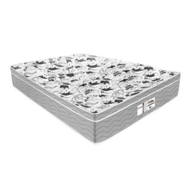 Cama Box com Baú Casal + Colchão de Molas Ensacadas - Probel - Evolution 138cm - Branco Branco - 2