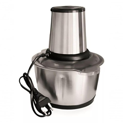 Processador Moedor Alimentos Elétrico Inox com 4 Lâminas 2l 220v