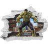 Adesivo 3D Buraco na Parede O Increvel Hulk Marvel Vingador - 1
