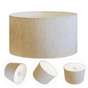 Ver imagem 2 de Cúpula para Abajur e Luminária Cilíndrica Cp-8025 para Soquete Bocal Europeu Linho Bege Vivare