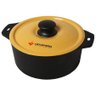 Panela de ferro fundido 180x82mm com tampa esmaltada Amarela - Venâncio - 1