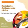 Frigideira Ovos 14Cm Antiaderente Cabo Baquelite Vermelha Aluminio Fácil Lavar Não Gruda Resistente  - 3