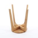 Ver imagem 3 de Mesa Lateral Bandeja Mel Escuro 35 Cm X 51 Cm