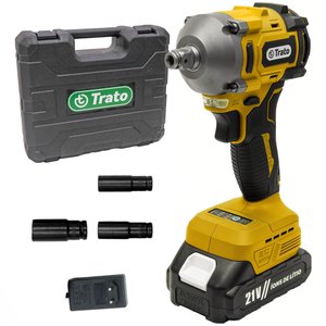 Chave de Impacto a Bateria 21v Tch21 Trato - Amarelo