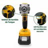 Chave de Impacto a Bateria 21v Tch21 Trato - Amarelo - 5