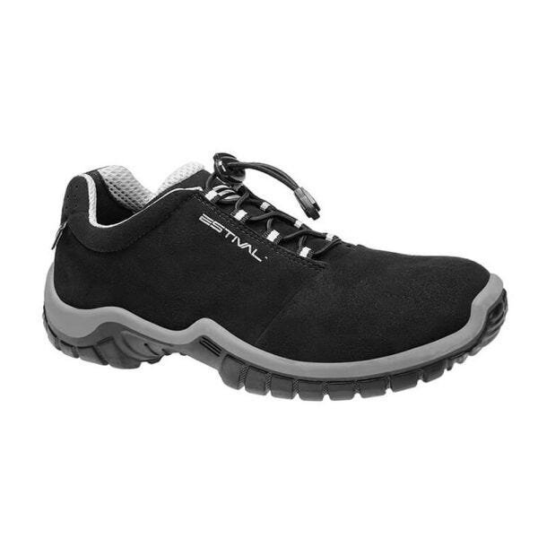 Sapato de Segurança em Microfibra – Preto e Cinza – Estival – EN10021S2 - CA 28.140 - 43 - 1