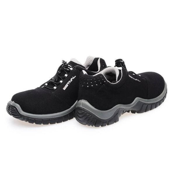 Sapato de Segurança em Microfibra – Preto e Cinza – Estival – EN10021S2 - CA 28.140 - 45 - 4