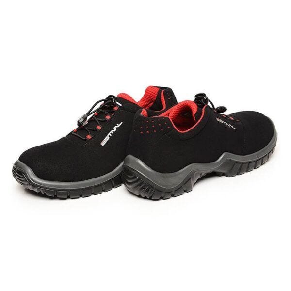 Sapato de Segurança em Microfibra – Preto e Vermelho – Estival – EN10021S2 - CA 28.140 - 43 - 3