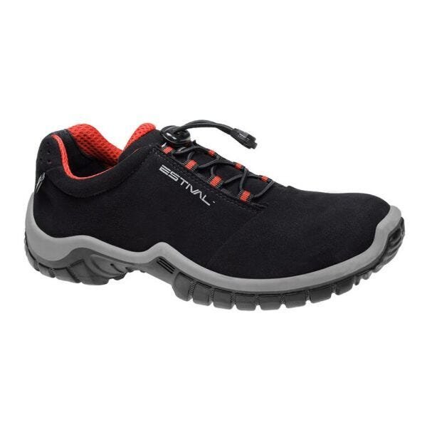 Sapato de Segurança em Microfibra – Preto e Vermelho – Estival – EN10021S2 - CA 28.140 - 43 - 1