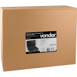 Maleta para ferramentas, profissional, preta, MFV 315, VONDER - 4