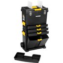 Ver imagem 2 de Caixa de Ferramentas Profissional com Rodas Alças e Travas - Vonder