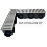 Ralo Linear Inox 304 15x50 Cocho Multi Saídas e Tela - 3
