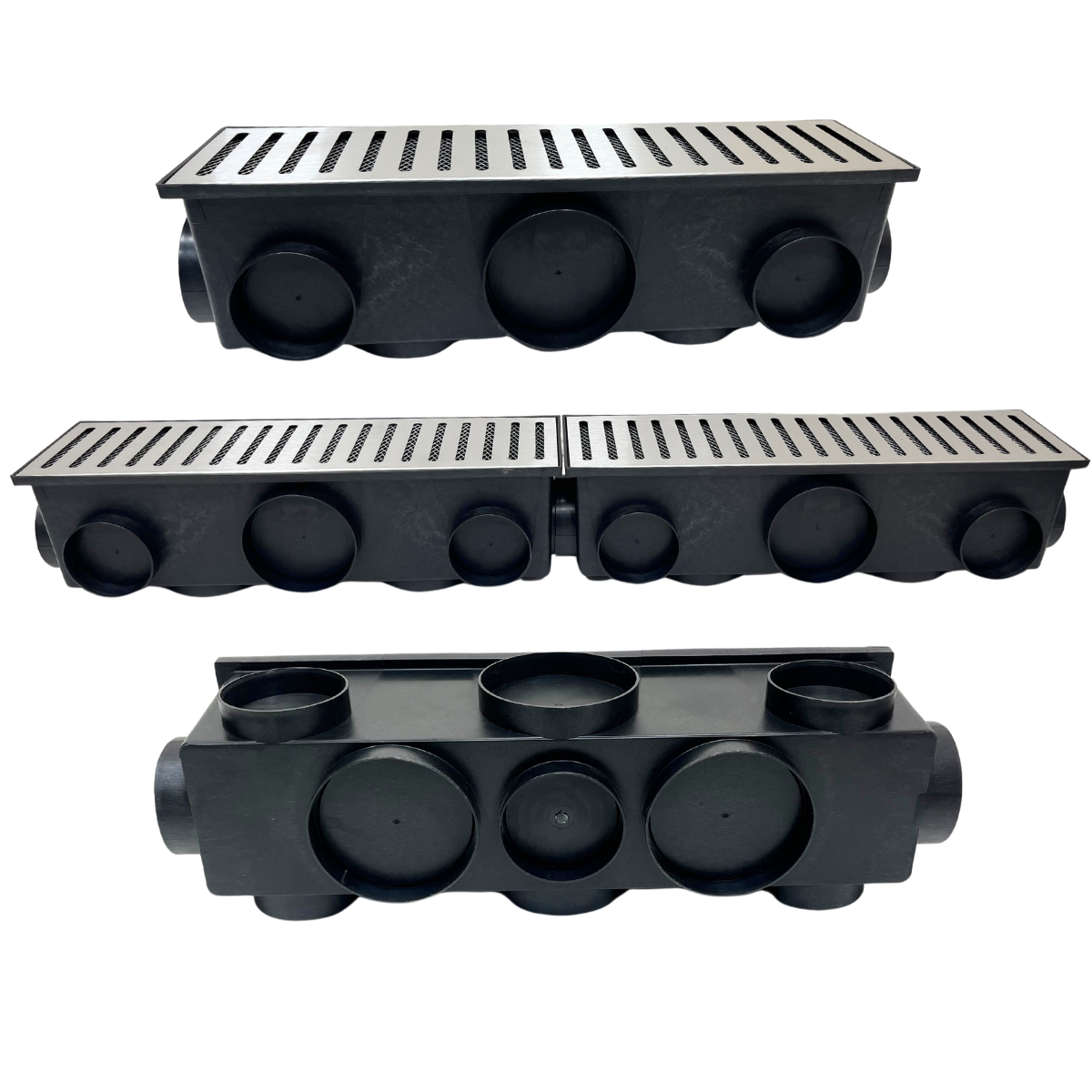 Ralo Linear Inox 304 15x50 Cocho Multi Saídas e Tela - 5