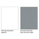 Ver imagem 6 de Guarda-roupa Casal 3 Portas de Correr com Espelhos 4 Gavetas Branco/cinza Sublime Plus Madesa Branco