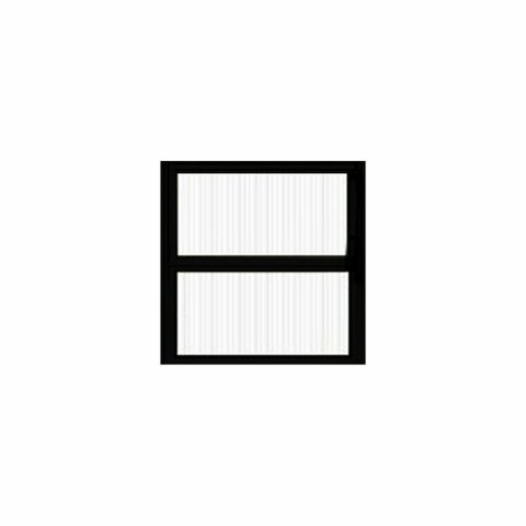 Vitro Basculante Alumínio Preto 40 (a) X 40 (l) - Hale