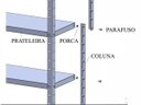 Ver imagem 7 de Estante Multiuso de Aço com 5 Prateleiras Lopes Reforçada Multiuso Forte 1198X70X31 30kg Preta