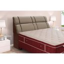 Ver imagem 6 de Cabeceira Cama Box Estofada Queen Queen Imperador Suede Cinza/Preto - Simbal