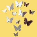 Ver imagem 6 de Espelho Decorativo 12 Peças Borboletas Sala Casa Quarto