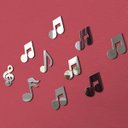Ver imagem 5 de Espelho Decorativo Cifras Notas Musicais Kit 10Pç 10cm