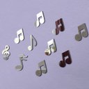 Ver imagem 6 de Espelho Decorativo Cifras Notas Musicais Kit 10Pç 10cm