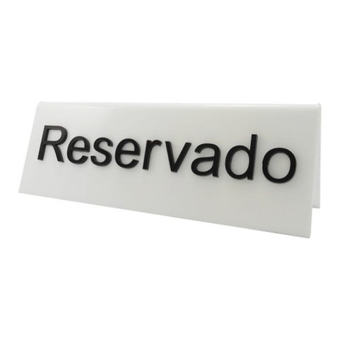 Placa Sinalização Mesa Reservado Casamento Festa