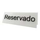 Ver imagem 1 de Placa Sinalização Mesa Reservado Casamento Festa