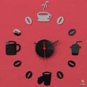 Ver imagem 5 de Relógio Parede Cozinha Grande Personalizado Sala Café 35cm