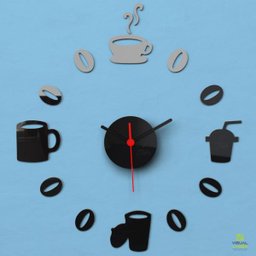 Relógio Parede Cozinha Grande Personalizado Sala Café 35cm - 6