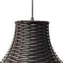Ver imagem 3 de pendente junco poptem chapéu chinês tabaco luminária 36cm lustre sala