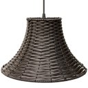 Ver imagem 5 de pendente junco poptem chapéu chinês tabaco luminária 36cm lustre sala