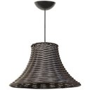 Ver imagem 1 de pendente junco poptem chapéu chinês tabaco luminária 36cm lustre sala