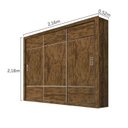 Ver imagem 5 de Guarda-Roupa Casal 3 Portas de Correr Lotse