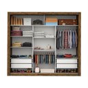 Ver imagem 4 de Guarda-Roupa Casal 3 Portas de Correr Lotse