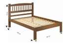 Ver imagem 3 de Cama de Casal de Madeira com Palitos Torneados Kasper - Imbuia