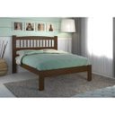 Ver imagem 1 de Cama de Casal de Madeira com Palitos Torneados Kasper - Imbuia