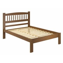 Cama de Casal de Madeira com Palitos Torneados Kasper - Imbuia - 2