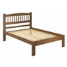 Cama de Casal de Madeira com Palitos Torneados Kasper - Imbuia - 2
