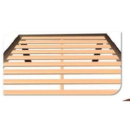 Cama de Casal de Madeira com Palitos Torneados Kasper - Imbuia - 4
