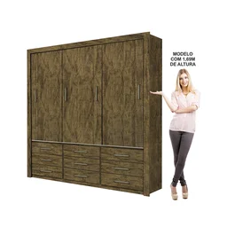 Guarda-Roupa Casal Anjos 3 Portas - 7