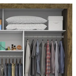 Guarda-Roupa Casal Anjos 3 Portas - 8