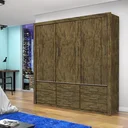 Ver imagem 2 de Guarda-Roupa Casal Anjos 3 Portas