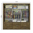 Ver imagem 6 de Guarda-Roupa Casal Anjos 3 Portas