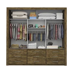 Guarda-Roupa Casal Anjos 3 Portas - 3