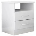 Ver imagem 6 de Cabeceira Cama Box Solteiro 90cm Greta Linho Areia e 1 mesa de apoio Branca - Mpozenato