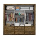 Ver imagem 6 de Guarda-Roupa Casal com Espelho 3 Portas de Correr Anjos