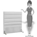 Ver imagem 3 de Cabeceira Cama Box Solteiro 90cm Greta Corano Branco e 1 Mesa de Cabeceira Branco - Mpozenato