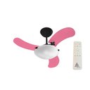 Ver imagem 1 de Ventilador de Teto Venti-delta Inverter Space Preto 3 Pás Rosa Bivolt