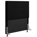 Ver imagem 3 de Cabeceira Cama Box Solteiro Canada 90 Cm Sintético MV Estofados Preto