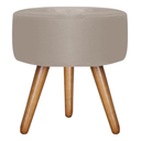 Ver imagem 2 de Puff Redondo Bali Decorativo Suede Creme - Fri Varejo